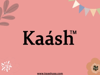 Latest collection of kaashUSA fashion