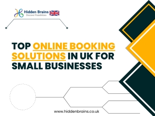 Top Online Booking Solutions in UK for Small Businesses