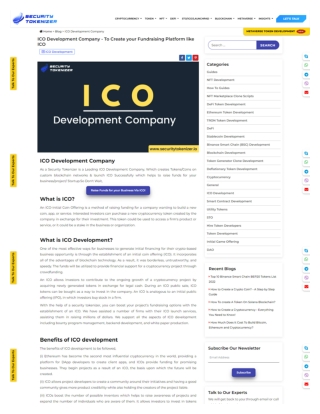 ICO Development Company - Security Tokenizer