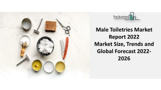 Male Toiletries Global Market Report 2022
