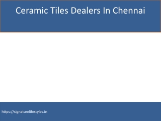 Johnson Dealers In Chennai