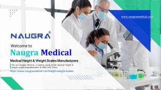 Medical Height & Weight Scales Manufacturers