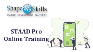 STAAD Pro Online Training