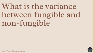 What is the variance between fungible and non-fungible