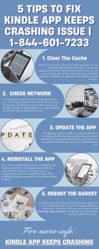 5 Tips to Fix Kindle App Keeps Crashing Issue  1-844-601-7233