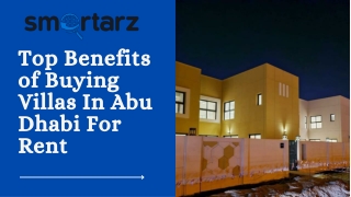 Top Benefits of Buying Villas In Abu Dhabi For Rent