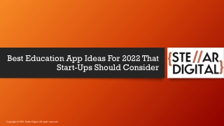 Best Education App Ideas For 2022 That Start-Ups Should Consider