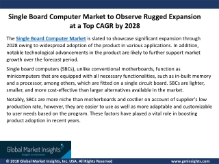 Single Board Computer Market