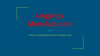 Email Leggings Manufacturers' Customer Service Team For Up To 40% OFF On Wholesa