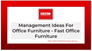 Management Ideas For Office Furniture By Fast Office Furniture