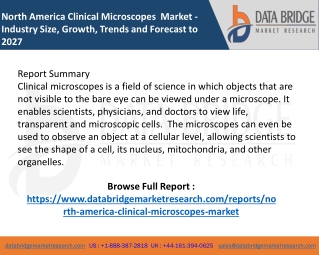 North America Clinical Microscopes  Market