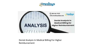Denial Analysis In Medical Billing For Higher Reimbursement