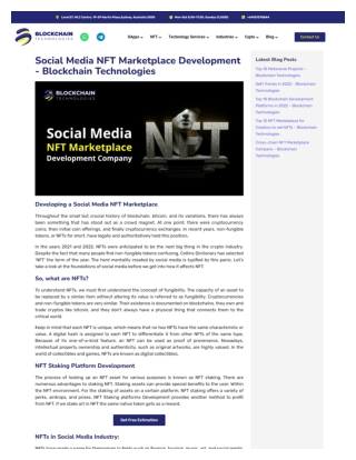 social-media-nft-marketplace-development-australia