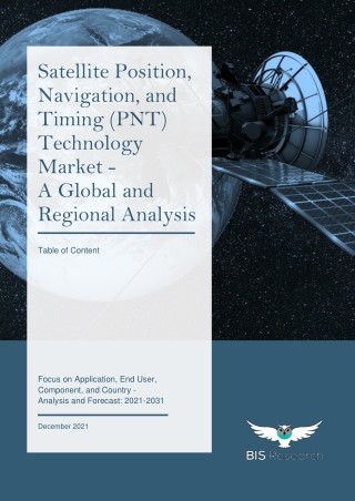 Primary Function of PNT is to Improve the Performance of GNSS