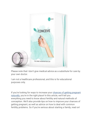 How to Increase Your Chances of Getting Pregnant in 30s or 40s