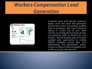 Workers Compensation Lead Generation