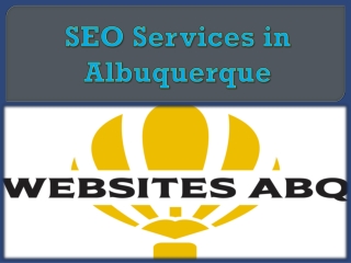 SEO Services in Albuquerque