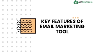 Key Features of Email Marketing Tool