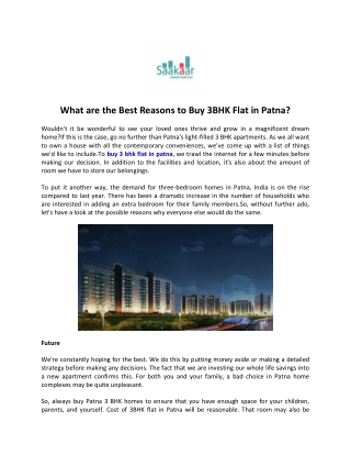 Aquacity Perfect Dream homes | 2, 3 & 4 BHK Flats for sale in Patna