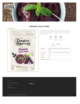 Buy Acai Puree in Australia