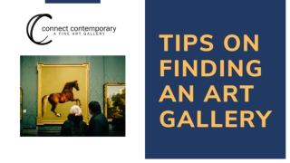Tips on Finding an Art Gallery