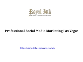 Professional Social Media Marketing Las Vegas