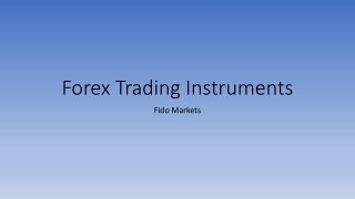 Forex trading instruments