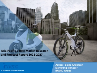 Asia Pacific E-Bike Market PDF, Size, Share, Trends, Industry Scope 2022-2027