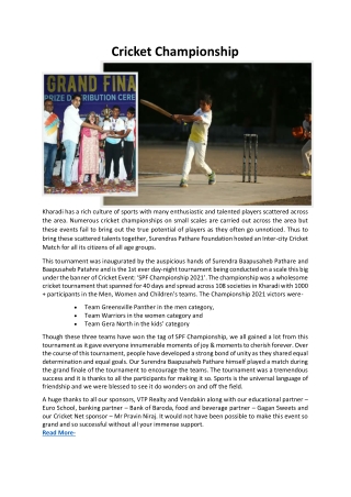 Sports and Culture 3
