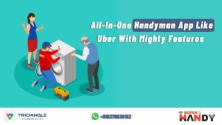 Handyman App Like Uber