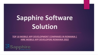 Top 10 Mobile App Development Companies in Romania