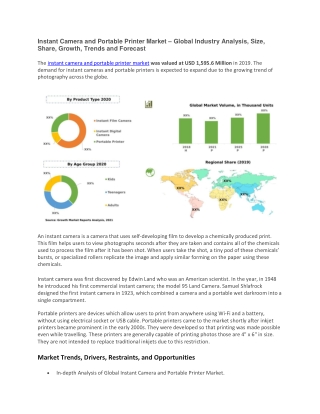 Instant Camera and Portable Printer Market