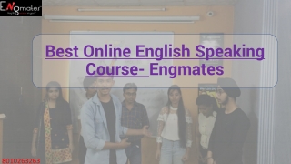 English speaking course online engmates