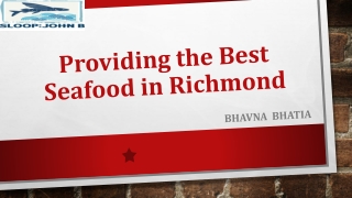 Providing the Best Seafood in Richmond