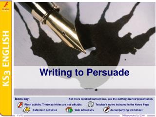 Writing to Persuade