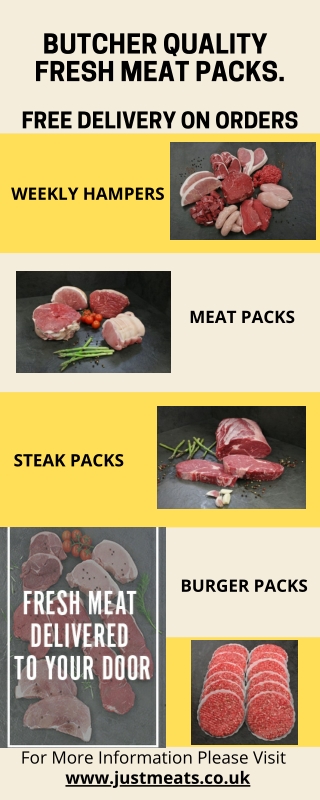 Butcher Quality Fresh Meat Packs