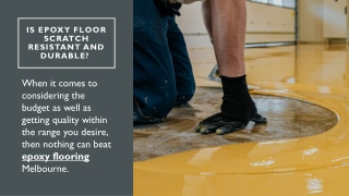 Is Epoxy Floor Scratch Resistant And Durable