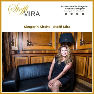Sängerin Kirche - Steffi Mira