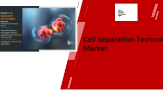 Cell Separation Technologies Market