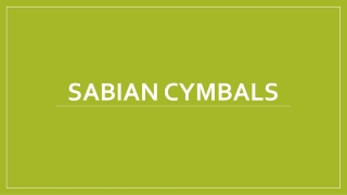 SABIANCYMBALS