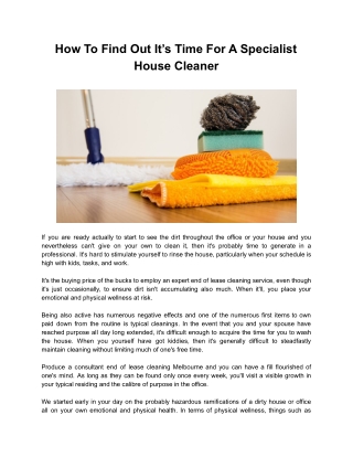 Shine - End Of Lease Cleaning Melbourne