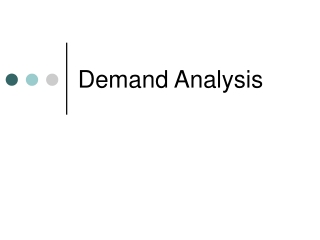 Demand Analysis -2