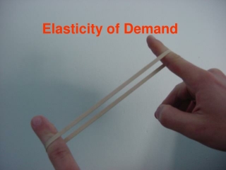 Elasticity of demand
