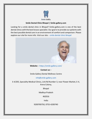 Smile Dental Clinic Bhopal | Smile-gallery.com