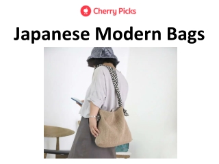 Japanese Modern Bags