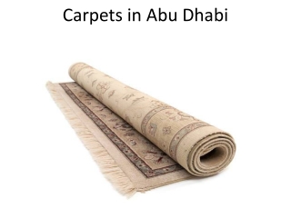 Carpets in Abu Dhabi