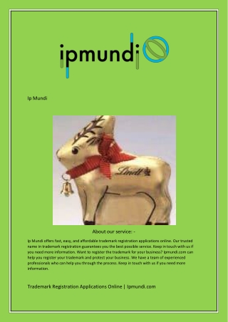 Trademark Registration Applications Online  Ipmundi