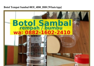 Botol Tempat Sambal 08ЗI–ㄐI80–I8I0{WhatsApp}