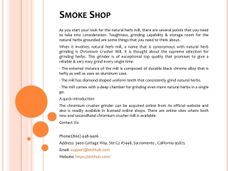 Smoke Shop