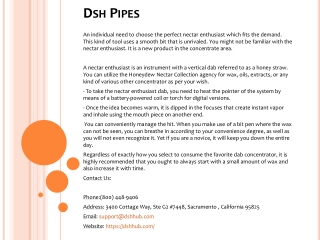 Dsh Pipes